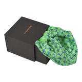 Chokore Light Green Silk Pocket Square -Indian At Heart line