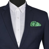 Chokore Light Green Silk Pocket Square -Indian At Heart line
