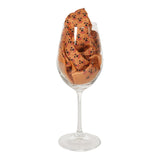 Chokore Tangerine Silk Pocket Square -Indian At Heart line