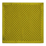 Chokore Yellow & Lemon Yellow Silk Pocket Square - Indian At Heart line