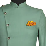 Chokore Yellow & Pink Silk Pocket Square - Indian At Heart line