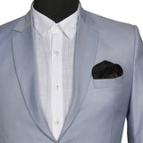 Chokore Black and Brown Silk Pocket Square -Indian At Heart line