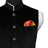 Chokore Double-sided Red & Yellow Silk Pocket Circle from the Indian at heart collection