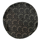 Chokore Double-sided Black & White color Silk Pocket Circle from the Indian at heart collection