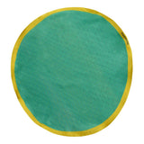 Chokore Double-sided Sea Green & Lemon Green Silk Pocket Circle from the Indian at heart collection