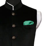 Chokore Double-sided Sea Green & Lemon Green Silk Pocket Circle from the Indian at heart collection