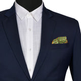 Chokore Double-sided Sea Green & Lemon Green Silk Pocket Circle from the Indian at heart collection