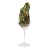 Chokore Double-sided Sea Green & Lemon Green Silk Pocket Circle from the Indian at heart collection