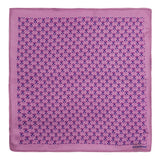Chokore Purple color Silk Pocket Square - Indian At Heart line