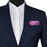 Chokore Purple color Silk Pocket Square - Indian At Heart line