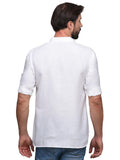 Chokore White Slim Fit Casual Short Kurta