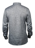 Chokore Dark Grey Slim Fit Casual Short Kurta