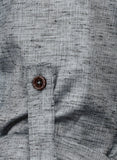 Chokore Dark Grey Slim Fit Casual Short Kurta