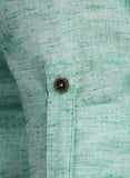 Chokore Light Sea Green Slim Fit Casual Short Kurta