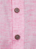 Chokore Flamingo Pink Slim Fit Casual Short Kurta