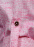 Chokore Flamingo Pink Slim Fit Casual Short Kurta