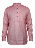 Chokore Pink Color Slim Fit Casual Short Kurta