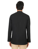 Chokore Black Cotton Casual Short Kurta