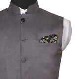 Chokore Navy blue & purple Silk Pocket Square from the Marble Design range