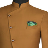 Chokore Lemon Green & Black Silk Pocket Square from the Marble Design range