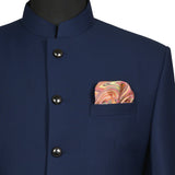 Chokore Rose Pink Silk Pocket Square from the Marble Design range