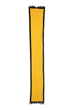 Chokore Two-in-One Men's Classic Plain Yellow and Black color Woolen Mufflers Cum Scarves Cum Stole For Men And Women