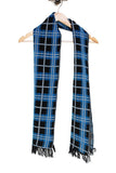 Chokore  Men's Casual Blue & Black color check Acrylic Woolen Muffler, Scarf & Stole for Winter.
