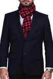 Chokore  Men's Casual Red & Black color check Acrylic Woolen Muffler, Scarf & Stole for Winter.