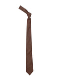 Chokore Grey & Red Silk Tie & Orange color silk pocket square set