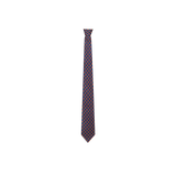 Chokore Blue & Red Floral Silk Tie from Indian At Heart range & Plain blue color Silk Pocket Square set