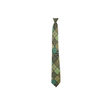 Chokore Yellow & Light Green Silk Tie - Indian At Heart range & Plain Mehandi Green color Silk Pocket Square set