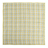 Chokore Off White, Grey and Lemon Pure Silk Pocket Square