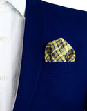 Chokore Turquoise & Orange Silk Pocket Square