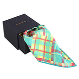 Chokore Dark & Light Sea Green Silk Pocket Square