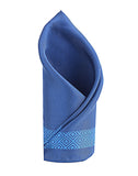 Chokore Navy & Dark Blue Silk Pocket Square