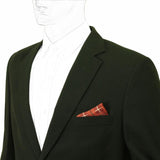 Chokore Red, Black & White Pocket Square - Plaids line