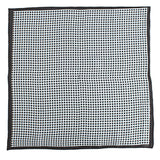 Chokore Black & White Gingham Pocket Square - Plaids line