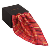Chokore Pink & Orange Silk Pocket Square
