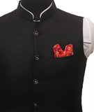 Chokore Pink & Orange Four-in-One Silk Pocket Square