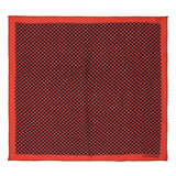 Chokore Pocket square in red and navy blue - Plaids line