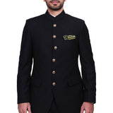 Chokore Pocket square in Two-in-One yellow and black from the Plaids line