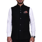 Chokore Pocket square in Two-in-One red and black from the Plaids line