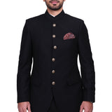 Chokore Pocket square in Two-in-One red and black from the Plaids line