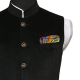 Chokore Multicolor Silk Pocket Square from the Plaids Line