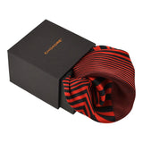 Chokore Red Silk Pocket square for Men