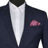 Chokore Pink & Light Grey Silk Pocket Square