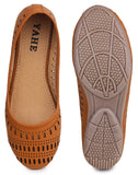 YAHE Women's Faux Leather Bellies