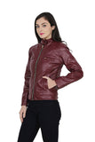 Girls Shopping Leather Full Sleeve Casual Jacket for Women | Girls