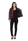 Girls Shopping Leather Full Sleeve Casual Jacket for Women | Girls