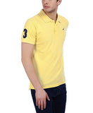 AMERICAN CREW Men's Cotton and Polyester Blend Polo T-Shirt